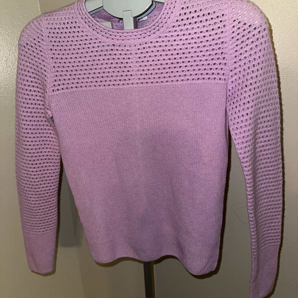 Autumn Cashmere Lilac Crew Neck Sweater